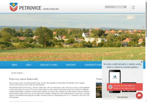 Zobrazit webové stránky Obecní úřad Petrovice