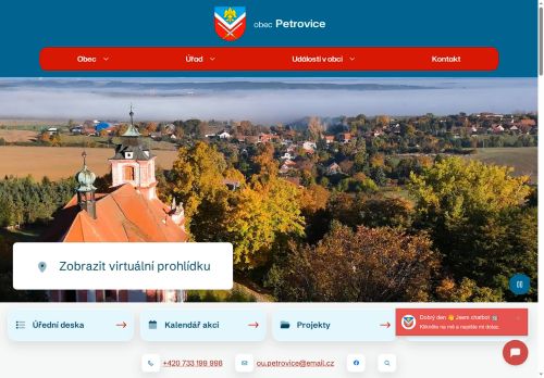 Zobrazit webové stránky Obecní úřad Petrovice