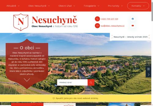 Zobrazit webové stránky Obecní úřad Nesuchyně