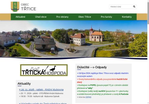 Zobrazit webové stránky Obecní úřad Třtice
