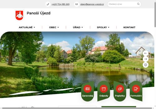 Zobrazit webové stránky Obecní úřad Panoší Újezd