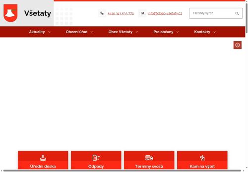 Zobrazit webové stránky Obecní úřad Všetaty