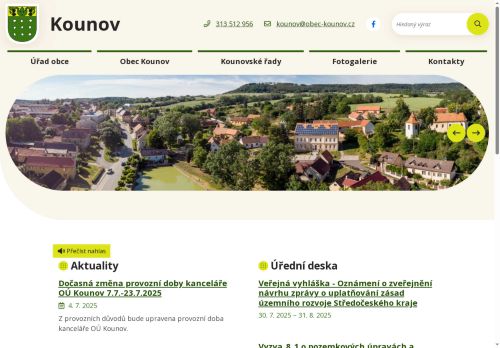 Zobrazit webové stránky Obecní úřad Kounov