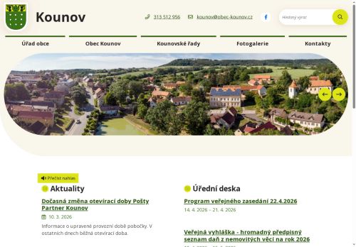 Zobrazit webové stránky Obecní úřad Kounov