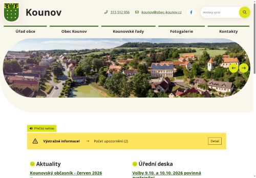 Zobrazit webové stránky Obecní úřad Kounov