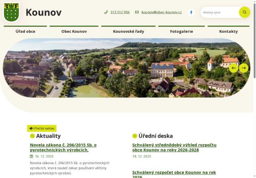 Zobrazit webové stránky Obecní úřad Kounov