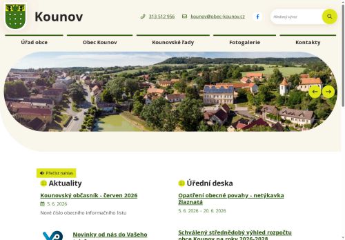 Zobrazit webové stránky Obecní úřad Kounov
