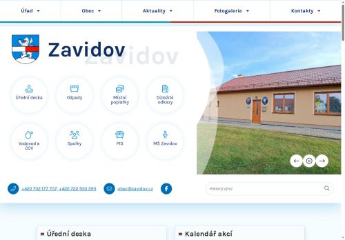 Zobrazit webové stránky Obecní úřad Zavidov