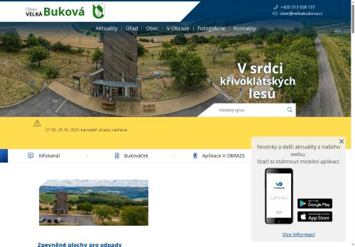Zobrazit webové stránky Obecní úřad Velká Buková