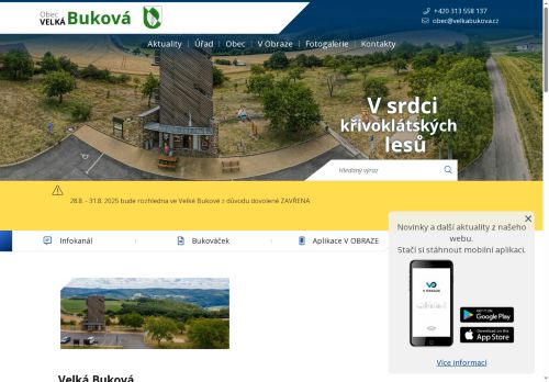 Zobrazit webové stránky Obecní úřad Velká Buková
