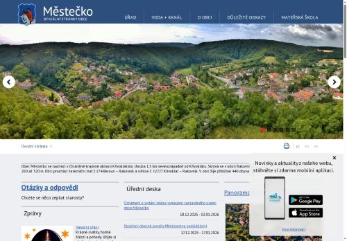 Zobrazit webové stránky Obecní úřad Městečko