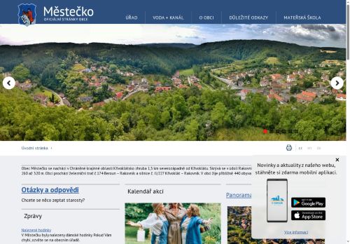 Zobrazit webové stránky Obecní úřad Městečko