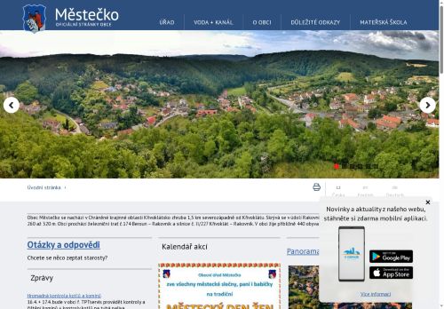 Zobrazit webové stránky Obecní úřad Městečko