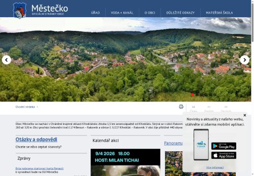Zobrazit webové stránky Obecní úřad Městečko