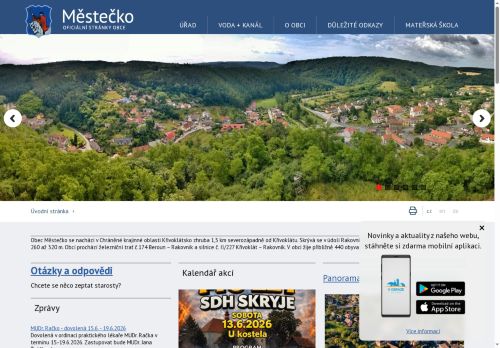 Zobrazit webové stránky Obecní úřad Městečko