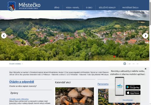Zobrazit webové stránky Obecní úřad Městečko
