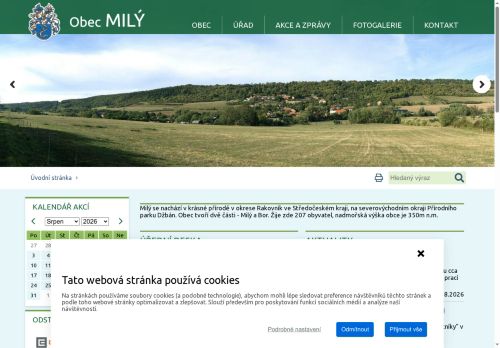 Zobrazit webové stránky Obecní úřad Milý