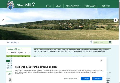 Zobrazit webové stránky Obecní úřad Milý
