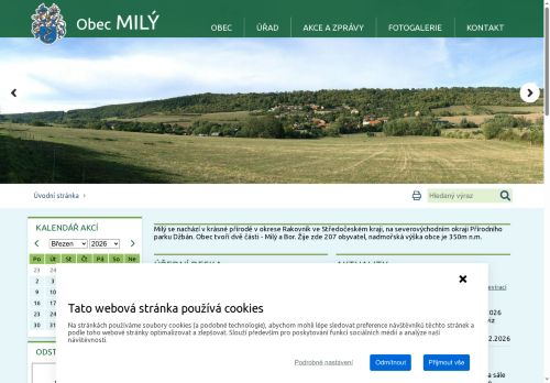 Zobrazit webové stránky Obecní úřad Milý