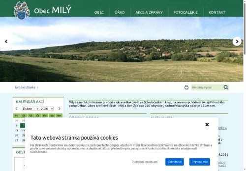 Zobrazit webové stránky Obecní úřad Milý