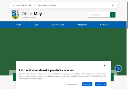 Zobrazit webové stránky Obecní úřad Milý