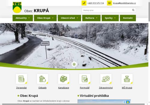 Zobrazit webové stránky Obecní úřad Krupá