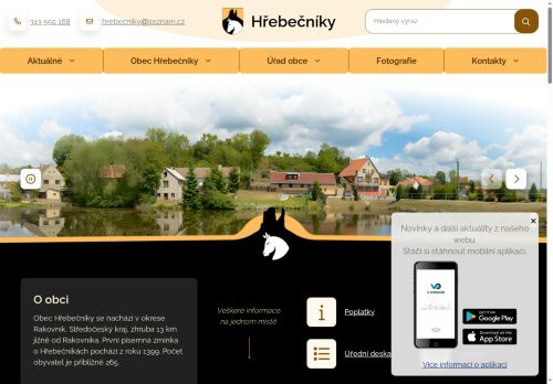 Zobrazit webové stránky Obecní úřad Hřebečníky