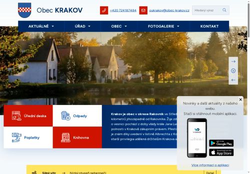 Zobrazit webové stránky Obecní úřad Krakov