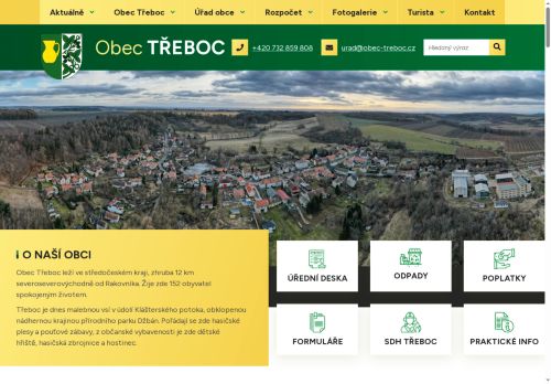 Zobrazit webové stránky Obecní úřad Třeboc