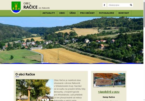 Obec Račice nabízí práci na pozici Číšník/servírka v obci Račice