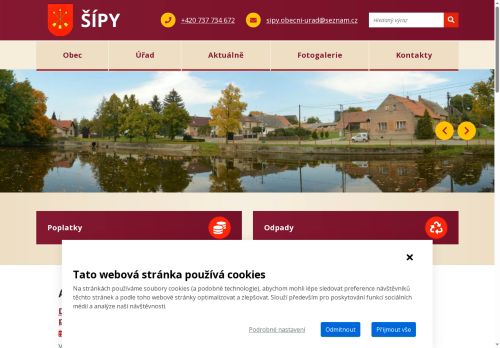 Zobrazit webové stránky Obecní úřad Šípy