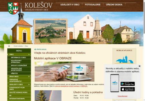 Zobrazit webové stránky Obecní úřad Kolešov