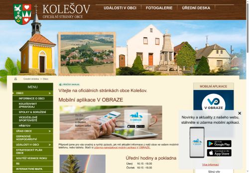 Zobrazit webové stránky Obecní úřad Kolešov