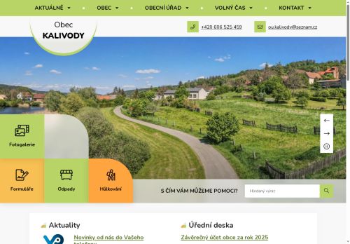 Zobrazit webové stránky Obecní úřad Kalivody