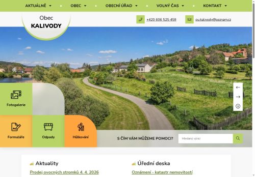 Zobrazit webové stránky Obecní úřad Kalivody