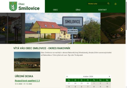 Zobrazit webové stránky Obecní úřad Smilovice