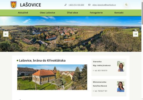 Zobrazit webové stránky Obecní úřad Lašovice