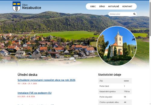 Zobrazit webové stránky Obecní úřad Nezabudice