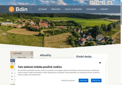 Zobrazit webové stránky Obecní úřad Bdín