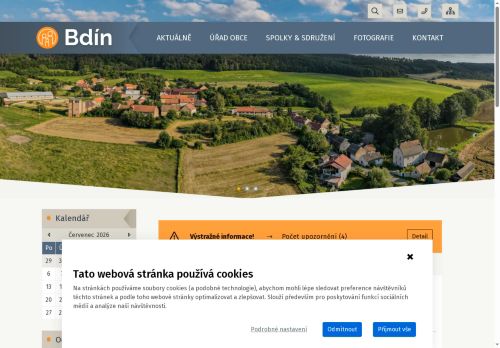 Zobrazit webové stránky Obecní úřad Bdín