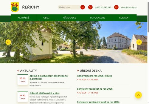 Zobrazit webové stránky Obecní úřad Řeřichy