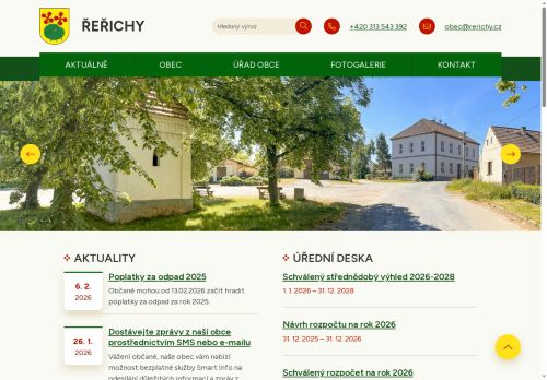 Zobrazit webové stránky Obecní úřad Řeřichy
