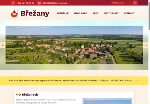 Zobrazit webové stránky Obecní úřad Břežany