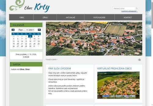 Zobrazit webové stránky Obecní úřad Krty