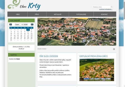Zobrazit webové stránky Obecní úřad Krty