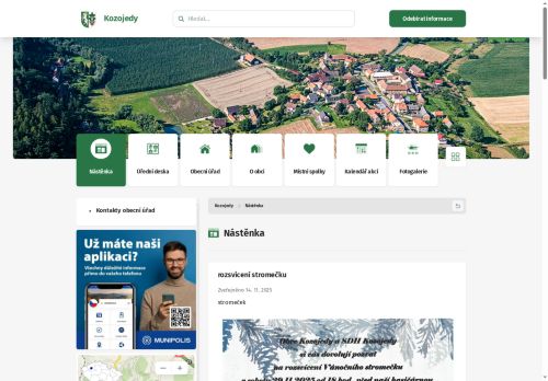 Zobrazit webové stránky Obecní úřad Kozojedy