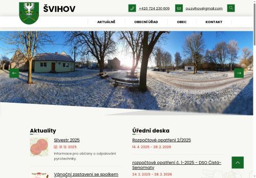 Zobrazit webové stránky Obecní úřad Švihov