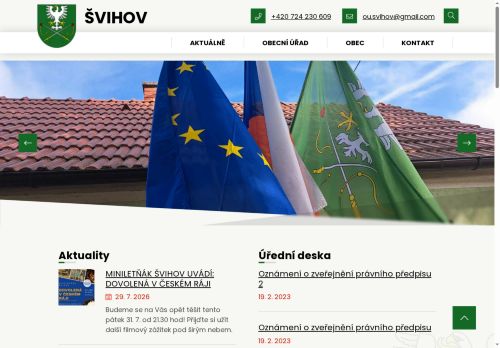 Zobrazit webové stránky Obecní úřad Švihov