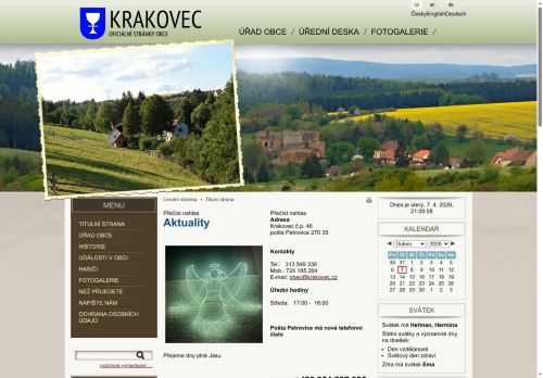 Zobrazit webové stránky Obecní úřad Krakovec