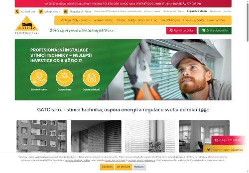 GATO spol. s r.o. nabízí práci na pozici Operátor výrobní linky venkovních žaluzií, elektro v obci Kunice